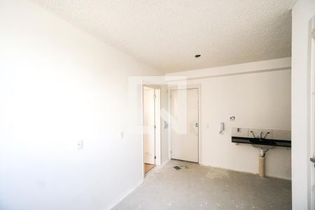 Sala e cozinha de apartamento para alugar com 1 quarto, 34m² em Tatuapé, São Paulo