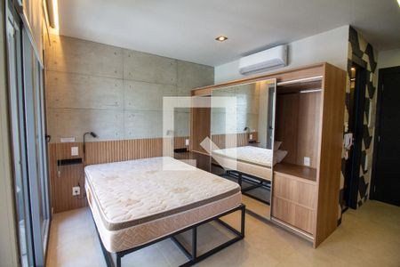 Sala / Quarto - Studio de kitnet/studio para alugar com 1 quarto, 25m² em Campo Belo, São Paulo