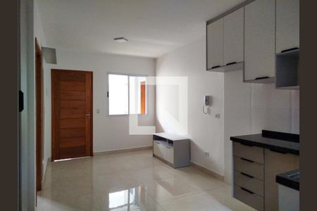 Sala e cozinha de apartamento para alugar com 2 quartos, 38m² em Vila Aricanduva, São Paulo