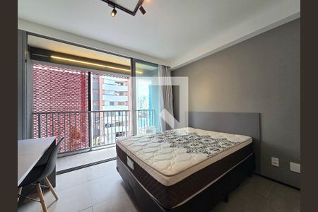 Studio de kitnet/studio para alugar com 1 quarto, 24m² em Indianópolis, São Paulo