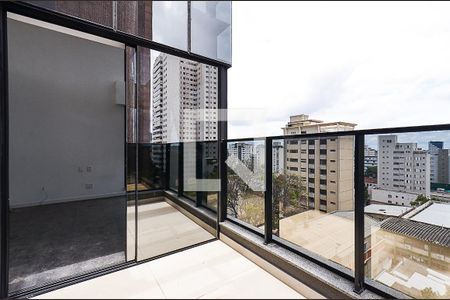 Varanda de apartamento à venda com 3 quartos, 216m² em Santo Antônio, Belo Horizonte