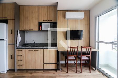 Studio - Quarto e Cozinha de kitnet/studio para alugar com 1 quarto, 25m² em Butantã, São Paulo
