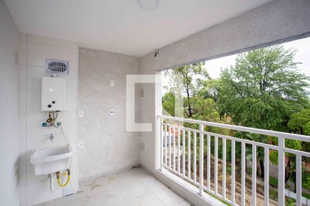 Varanda/Area de Serviço de apartamento para alugar com 2 quartos, 44m² em Conceição, Diadema