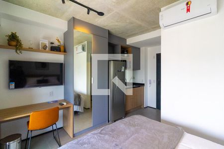 Quarto de apartamento à venda com 1 quarto, 25m² em Brooklin, São Paulo