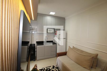 Sala / Cozinha  de apartamento à venda com 1 quarto, 30m² em Chora Menino, São Paulo