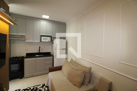 Sala / Cozinha  de apartamento à venda com 1 quarto, 30m² em Chora Menino, São Paulo