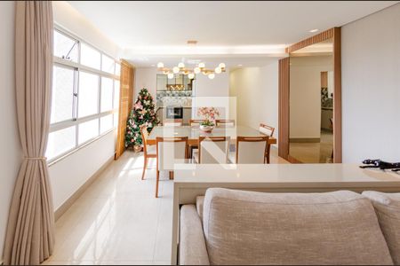 Sala de apartamento à venda com 3 quartos, 110m² em Conjunto California, Belo Horizonte