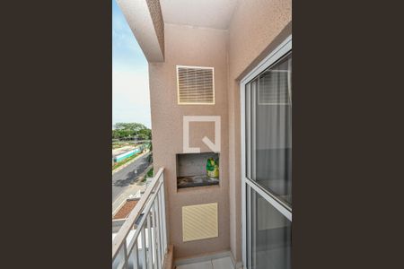 Varanda Sala de Estar/Jantar de apartamento para alugar com 2 quartos, 56m² em Jardim Novo Angulo, Hortolândia