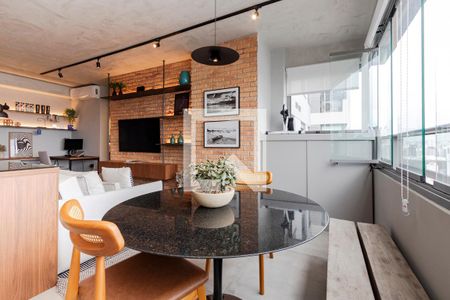 Varanda da Sala de apartamento à venda com 2 quartos, 70m² em Brooklin, São Paulo