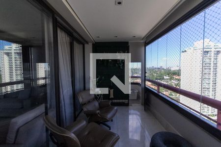 Varanda Sala de Estar de apartamento para alugar com 5 quartos, 700m² em Campo Belo, São Paulo