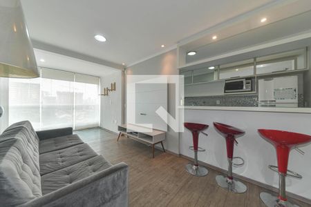 Sala de apartamento para alugar com 2 quartos, 67m² em Brooklin, São Paulo