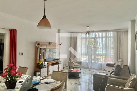 Sala de apartamento para alugar com 3 quartos, 192m² em Embaré, Santos