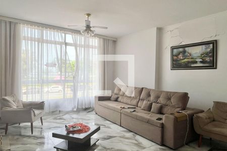 Sala de apartamento para alugar com 3 quartos, 192m² em Embaré, Santos