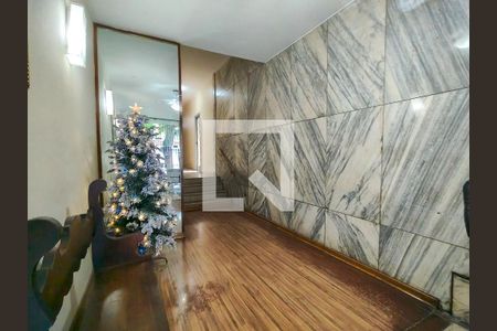 Fachada e portaria de apartamento à venda com 1 quarto, 55m² em Rio Comprido, Rio de Janeiro