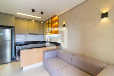 Sala de apartamento para alugar com 2 quartos, 46m² em Santo Amaro, São Paulo