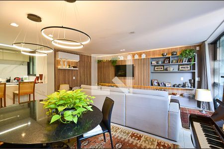 Sala Ambientes de apartamento à venda com 2 quartos, 134m² em Santo Antônio, Belo Horizonte