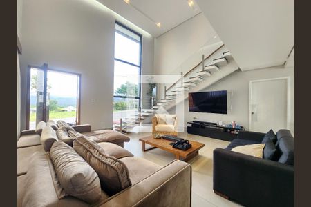 Sala de casa de condomínio à venda com 4 quartos, 300m² em Casa Branca, Brumadinho