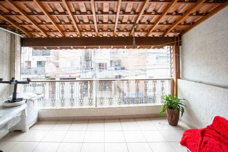 Varanda da Sala/Area de Serviço de casa à venda com 3 quartos, 180m² em Conceição, Diadema