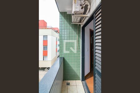 Varanda da Suíte de apartamento para alugar com 4 quartos, 150m² em Coração Eucarístico, Belo Horizonte