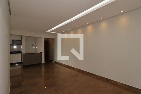 Sala de apartamento para alugar com 3 quartos, 97m² em Vila Scarpelli, Santo André