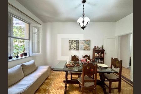 Sala de jantar de apartamento à venda com 2 quartos, 133m² em Copacabana, Rio de Janeiro