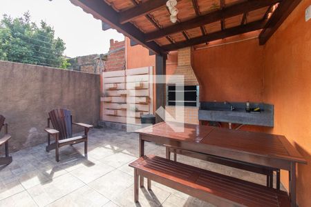 Área comum - Churrasqueira de casa de condomínio à venda com 1 quarto, 49m² em Santa Tereza, Porto Alegre