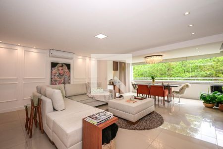 Sala de apartamento à venda com 3 quartos, 141m² em Paraíso do Morumbi, São Paulo