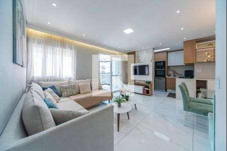 Sala de apartamento para alugar com 2 quartos, 75m² em Campestre, Santo André