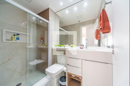 Banheiro de apartamento para alugar com 2 quartos, 75m² em Campestre, Santo André