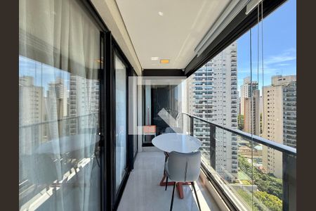 Sacada de apartamento à venda com 1 quarto, 38m² em Campo Belo, São Paulo