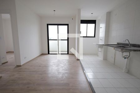 Sala / Cozinha / Área de Serviço de apartamento para alugar com 2 quartos, 45m² em Vila Palmares, Santo André