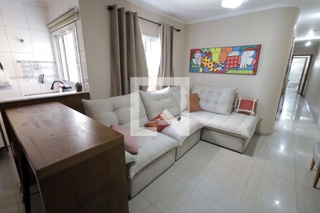 Sala de apartamento à venda com 3 quartos, 144m² em Campestre, Santo André