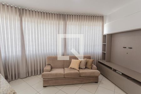 Sala de apartamento à venda com 1 quarto, 41m² em Santa Efigênia, Belo Horizonte