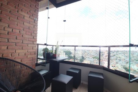 Varanda sala de apartamento à venda com 4 quartos, 130m² em Parque das Nações, Santo André