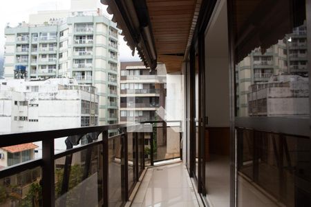 Varanda da Sala de apartamento à venda com 3 quartos, 148m² em Lagoa, Rio de Janeiro