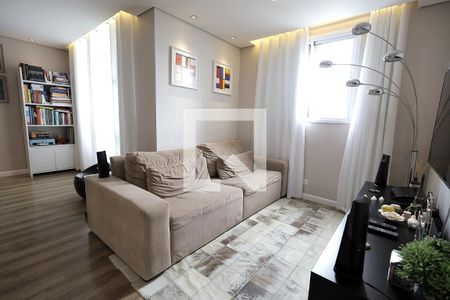 Sala de apartamento à venda com 2 quartos, 73m² em Jardim, Santo André