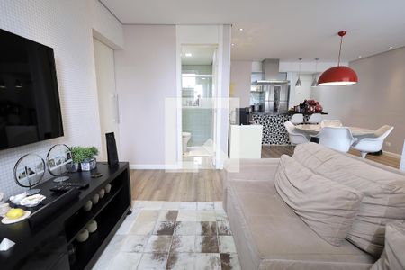 Sala de apartamento à venda com 2 quartos, 73m² em Jardim, Santo André