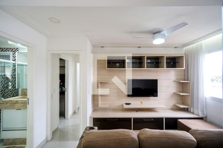 Sala de TV de apartamento à venda com 2 quartos, 68m² em Maranhão, São Paulo