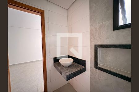Banheiro Da suíte 1 de casa à venda com 4 quartos, 132m² em Utinga, Santo André