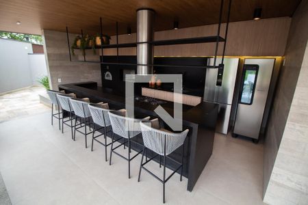ÁREA COMUM - CHURRASQUEIRA de apartamento para alugar com 3 quartos, 149m² em Nova Campinas, Campinas
