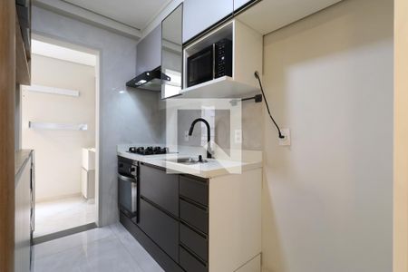 Cozinha  de apartamento à venda com 2 quartos, 42m² em Barra Funda, São Paulo