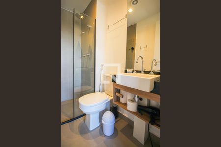 Banheiro da Suíte de apartamento à venda com 2 quartos, 49m² em Cerqueira César, São Paulo