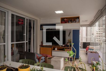 Varanda gourmet de apartamento à venda com 3 quartos, 115m² em Chácara Inglesa, São Paulo