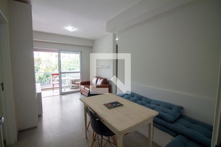 Sala / Sala de Jantar de apartamento à venda com 2 quartos, 70m² em Brooklin, São Paulo