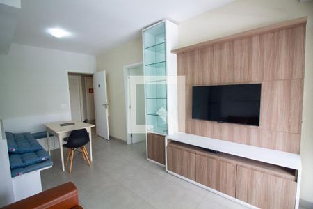 Sala / Sala de Jantar de apartamento à venda com 2 quartos, 70m² em Brooklin, São Paulo