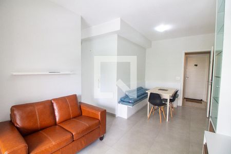 Sala / Sala de Jantar de apartamento à venda com 2 quartos, 70m² em Brooklin, São Paulo