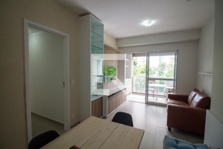 Sala / Sala de Jantar de apartamento à venda com 2 quartos, 70m² em Brooklin, São Paulo