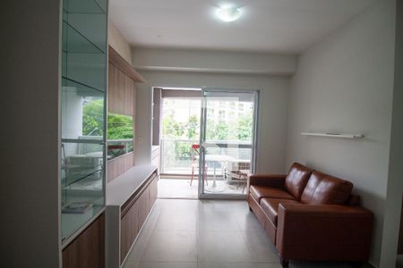 Sala / Sala de Jantar de apartamento à venda com 2 quartos, 70m² em Brooklin, São Paulo