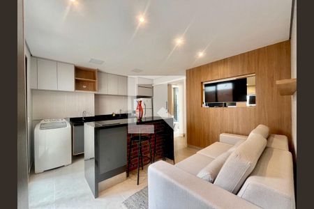 Sala/Cozinha de apartamento para alugar com 1 quarto, 45m² em Botafogo, Campinas