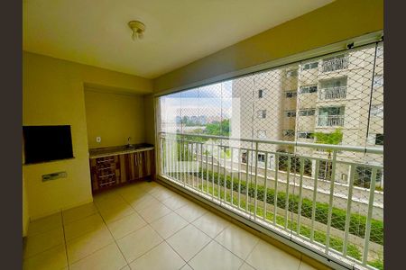 Varanda da Sala de apartamento à venda com 3 quartos, 86m² em Vila Leonor, Guarulhos
